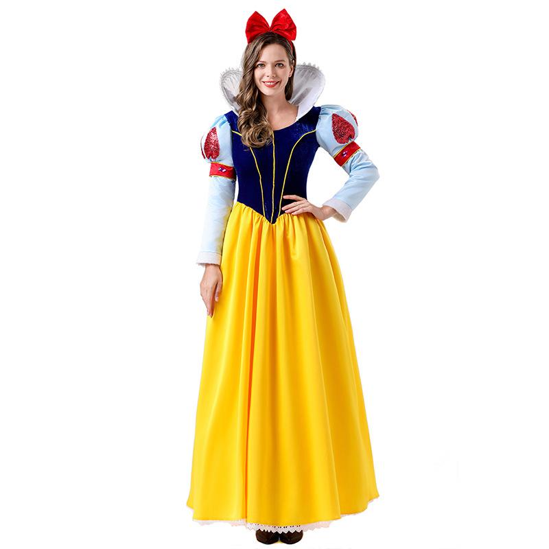 New Halloween Adult New Snow White Cinderella Costume Princess Dress