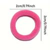 100/300PCS Basic Nylon Ealstic Hair Ties for Girls Colorful Hair Band Ponytail Holder Scrunchie Rubber Band Kid Hair Accessories
