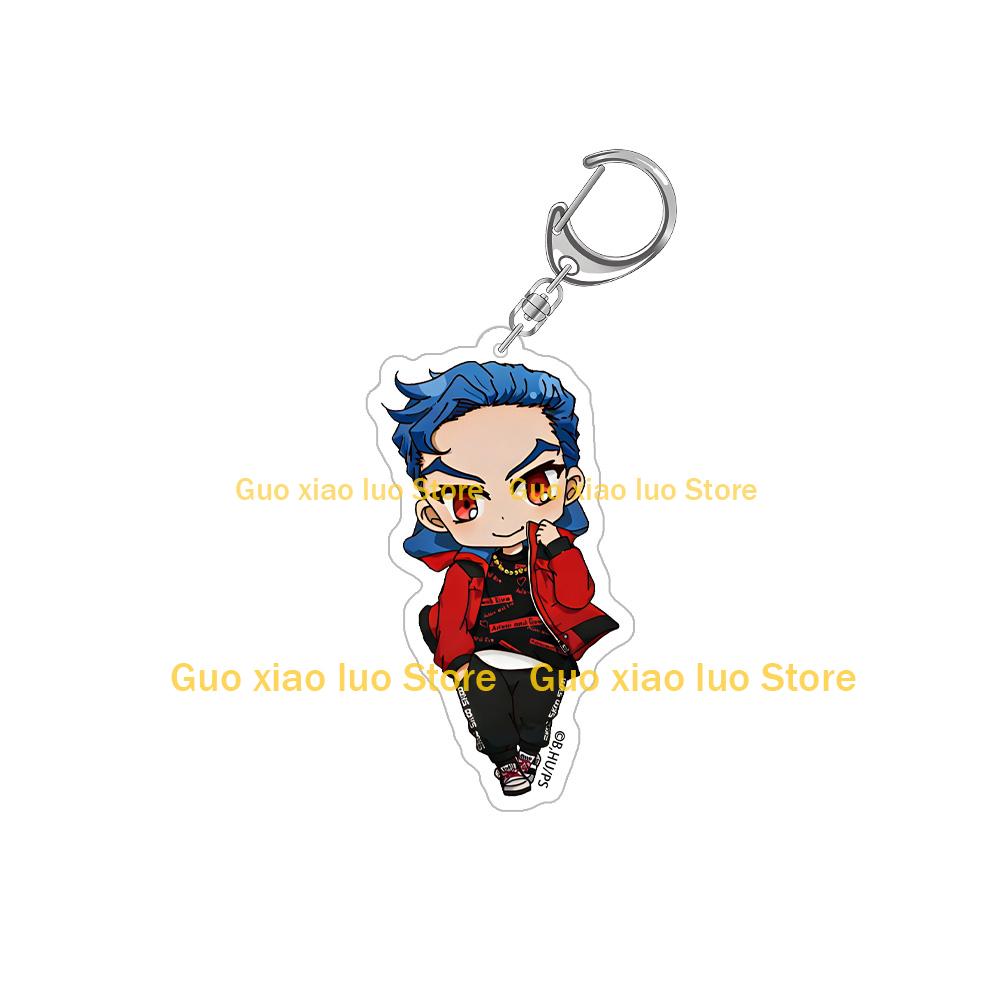 

SK8 the Infinity Reki Langa Miya Shadow Cherry Joe Adam Tadashi Chibi Anime Acrylic keychain Bag pendant holiday gift Toy 6CM Acrylic keychain