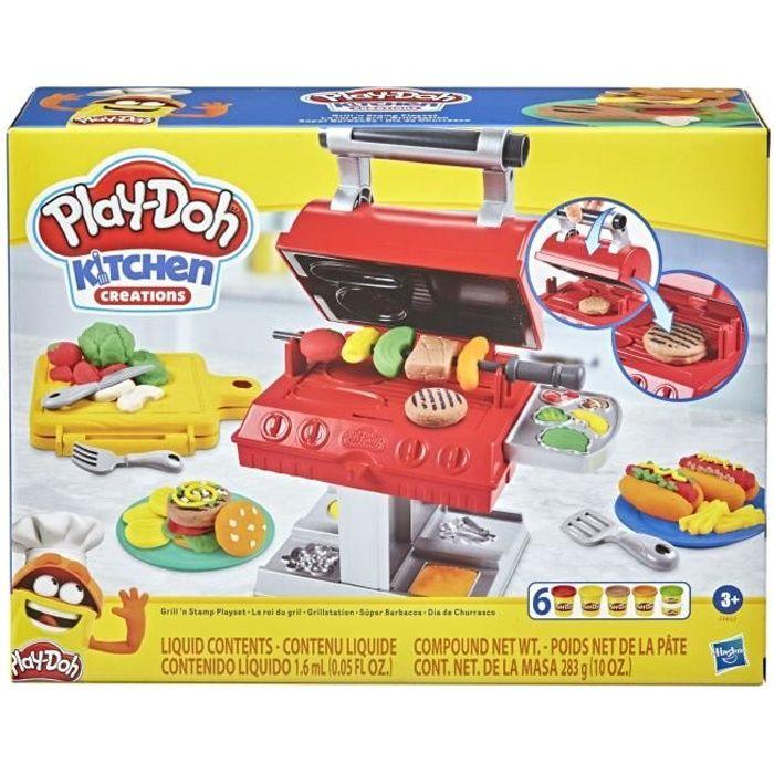 PLAY-DOH Le Roi du Grill, Pâte à modeler, Kitchen Creations, pour enfants dès 3 ans