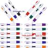 Four-Color Mountaineering Buckle Ballpoint Pen: Portable Pocket Pen with Custom Logo for Promotional Gifts.
