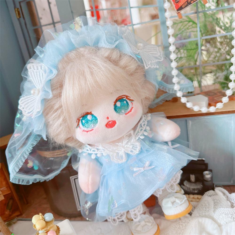 Wedding Dress 20cm Cotton Doll Clothes Outfit Plush Doll Clothes Doll Accessories