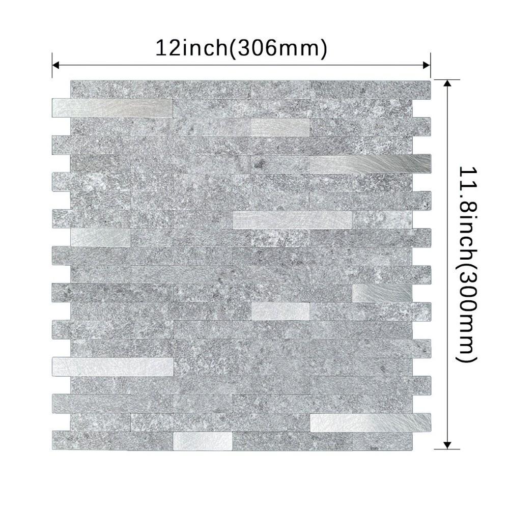 Waterproof 3d Tiles PVC Wall Panels New Marble Tile  For Bedroom Living Room