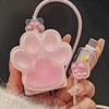 Cartoon Cute Cat Claw Transparent Silicone Charger Case For Iphone 15 18W-20W Fast Charge Protection Cover Charger Sleeve