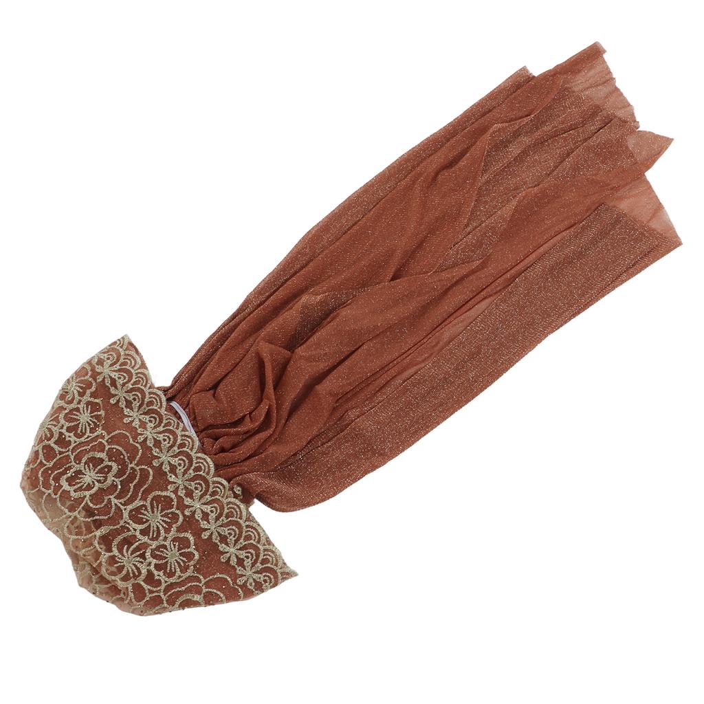 Womens Muslim Hijab Elastic Breathable Soft Comfortable Durable Material Skin Friendly Flower
