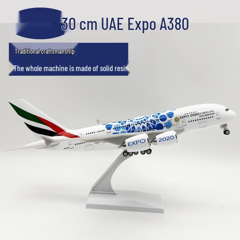 Emirates Expo 380 30CM Solid Airplane Model – Inquire Now