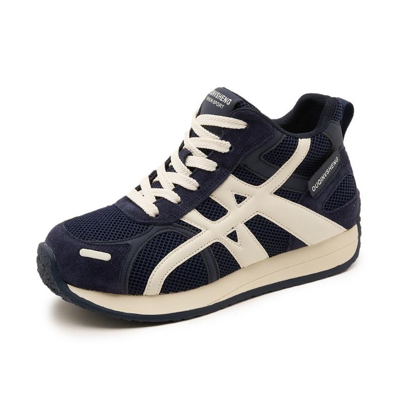 Retro Deutsche Trainingsschuhe Herbst Neu Dopamin Leder Plateau Sport und Freizeit Forrest Gump Schuhe
