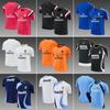 Vintage Football Training Jersey AC Milan Man U Brazil Long Short Sleeve Soccer T-Shirt