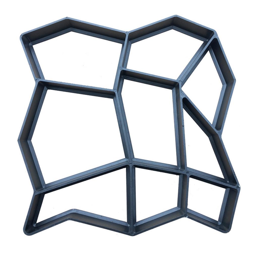 Walk Maker Reusable Concrete Path Plastic Paving Mold Stone Molding Paver for Lawn Garden Yard