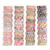 YUBX Masking Tape 60-Roll Set, Blooming Flower Pattern Washi Tape Collection, Cute Thin Strips for D