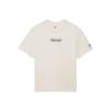 Li Ning Letter Logo Print Loose Short Sleeve T-Shirt Unisex Tops Off-White AHSS163-2