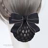 Head Flower Female Vocational Nurse Hairnet Bank Flight Attendant Special Disc Hair Net Pocket Bow Hairpin Tooling Headdress