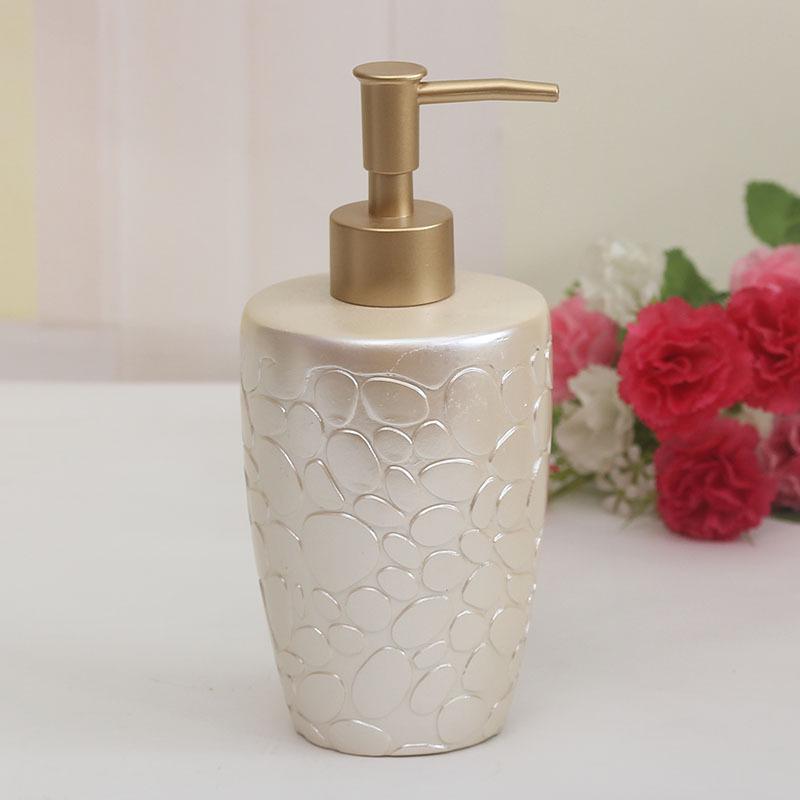 Luxuriöse Keramik-Druckflasche für Handseife, Shampoo und Duschgel