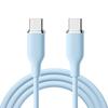 Factory 5A PD Fast Charging Liquid Silicone Type-C PVC Jacket USB Cable 1/2/3M Mobile Phone Flex iPhone for for