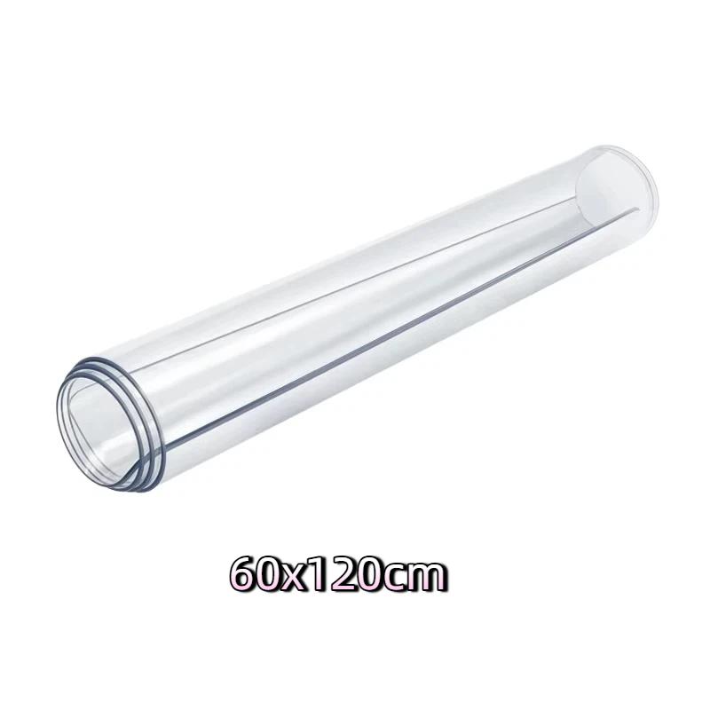 Clear PVC Table Protector Wear Resistant Oil Proof Heat Resistant Antibacterial Mat for Office Conference Meeting Table