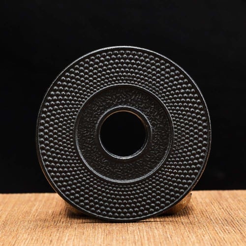 HwaGui Ironware Trivet, Kettle Holder, Cast Iron Pot Holder, Teapot Holder, Bottle Holder, Cookware, Ironware (Round)