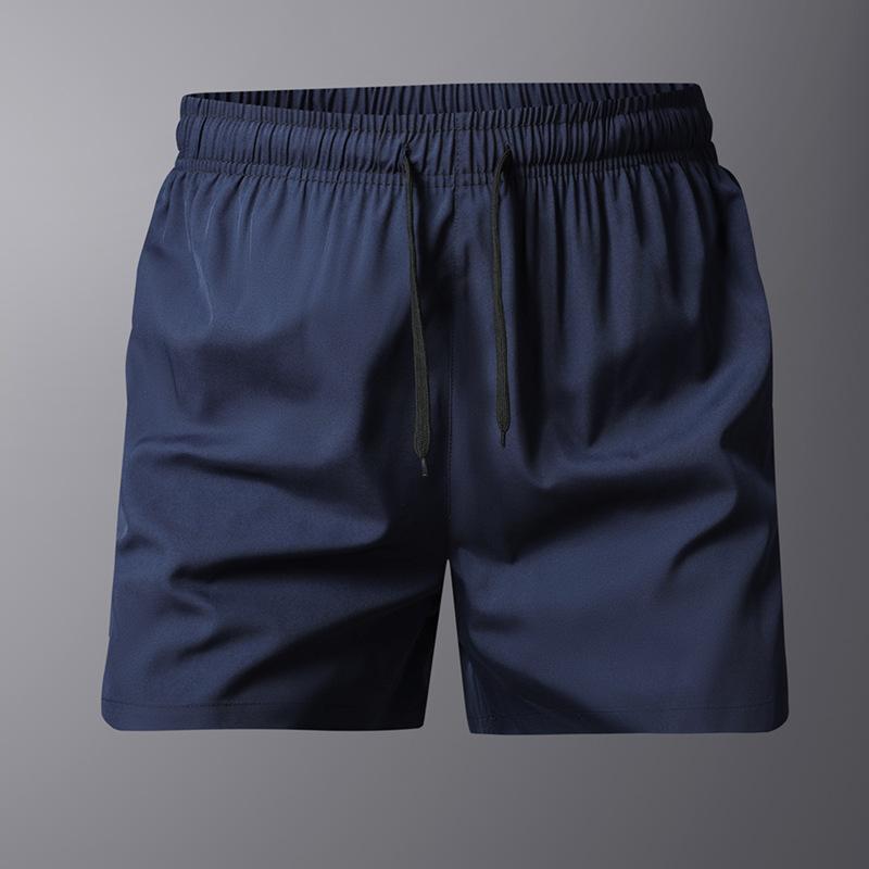 Summer Ice Silk Shorts Men's Breathable Outdoor Fitness Running Pants