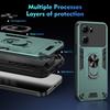 Wstrząsoodporny Pokrowiec Armor z Metalowym Pierścieniem Dla OPPO K10 K11 Dla OPPO F25 Pro F19 Pro Plus Magnetyczny Uchwyt Samochodowy Etui na Telefon Funda