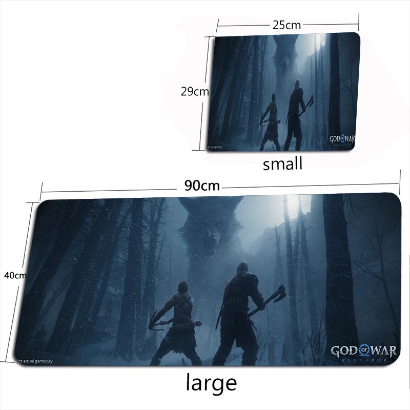 God of War Ragnarok Mouse Pad XXL Mouse Mat Gamer 100X50CM Gaming Accessories Mousepad  Large Keyboard DeskMats Pad for Computer