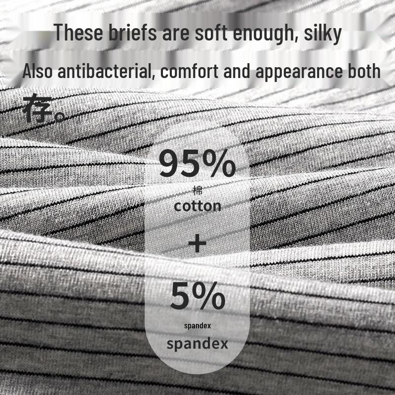 LangSha Men's Lightweight Breathable Boxer Briefs