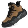 Men's Lightweight Steel Toe Safety Shoes: Anti-Smash, Anti-Puncture, Breathable, Fashionable, and Wear-Resistant Work Footwear.