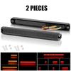 30Led Brake Tail Light Turn Signal Light DRL Red Yellow Flowing Stop Flash Lamp For Car Motorcycle Truck Trailer ATV SUV 12V 24V