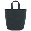SIWA Kamiwa Round Bag, Black, Water-Resistant, Washi Paper, Wrinkle-Resistant, Lightweight, Solid Color, Stylish, for Men and Women, Eco-Friendly,