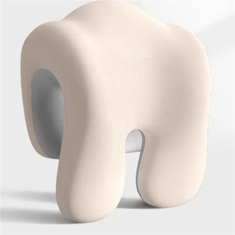 AS60-Polštář opěrky zad kancelářské židle Ergonomická opěrka hlavy Paměťová pěna Podpora krku a pasu Herní Spací polštářek Šlofík