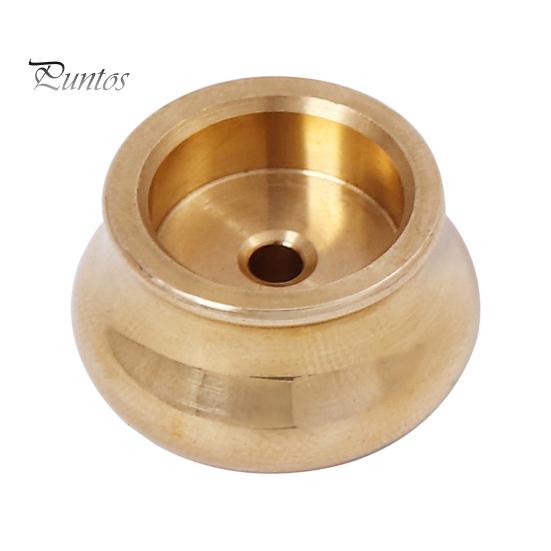 

Винтажная латунная мини-курильница, устойчивая к деформации, мини-компактная ароматерапия, украшение для дома, держатель для благовоний золотистый