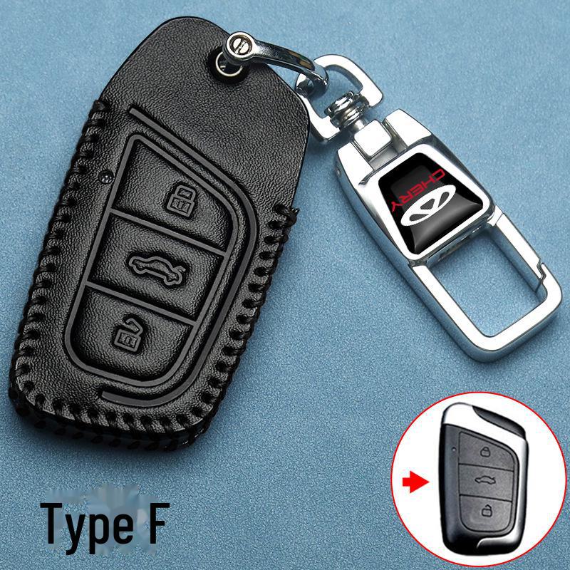 Chery Tiggo & Arrizo Leather Key Cover for 5x, 3, 9, 8 Plus/Pro, 7 Plus & Fengyun 2 Models