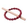 6Pcs Set Nordic Solid Wood Stick Thick Cotton Rope Simple Binding Rings Bedroom Living Room Decoration Curtain Buckles