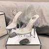 Autumn 2022 Fashion Pointed-Toe Platform Sandals - Women's Casual Wedding Banquet Shoes with Thin High Heel