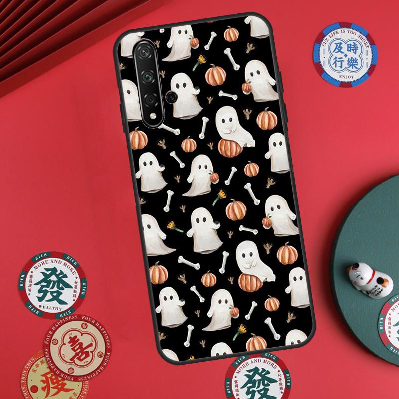 Autumn Leaves Fall Pumpkin Halloween For Huawei Nova 12s 7i 8i 11i 12i Y73 Y70 Y90 Y60 Y72 Y61 Y91 9 10 SE P30 Pro P40 Lite Case