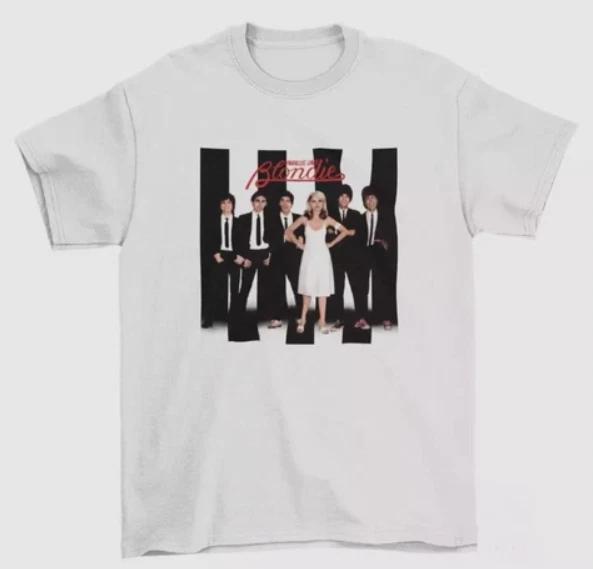 Футболка Blondie Parallel Lines, Белая, Размеры S-5XL. Любитель музыки S