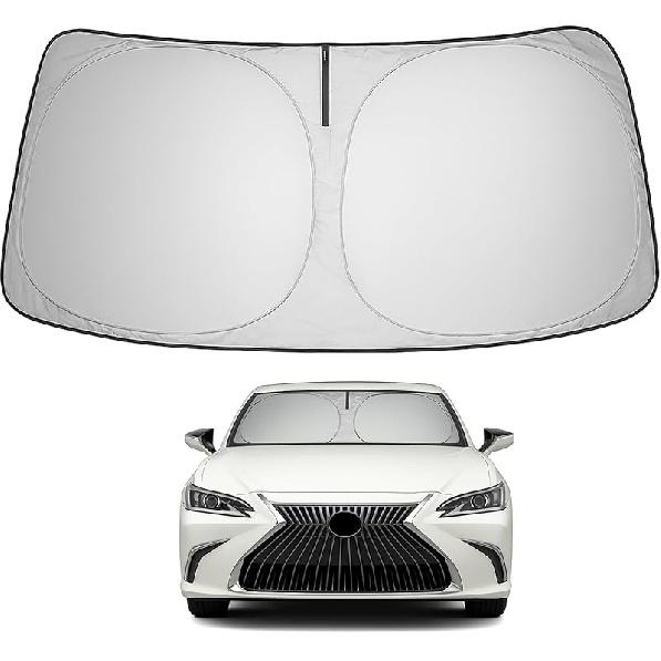 Proadsy 2025 Upgrade Front Windshield Sun Shade Foldable RAV4 Sunshade Protector Fit -2025 RAV-4 SUV Crossover, TRD Off-Road, LE XLE Premium Limited