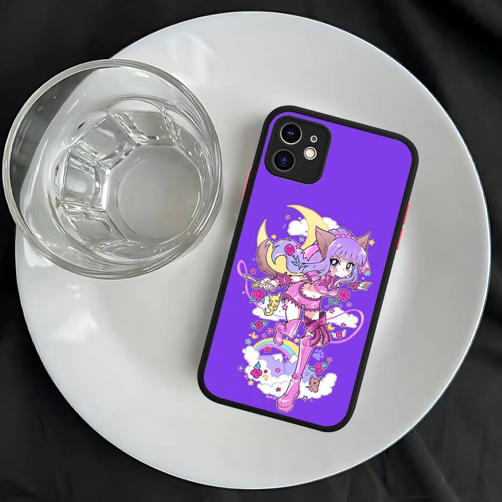 Tokyo Mew Mew Anime Phone Case For IPhone 16e 16 15 14 13 12 11 Pro Max X XS Max Plus Matte Clear