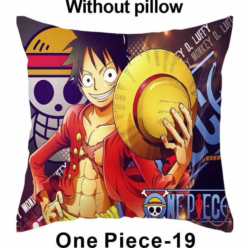 One Piece Monkey D Luffy Pillow Cover Anime Fans Exclusive Limited Edition Treasure Themed Decor for Bedroom  Dorm Room