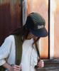 Lisjilain Oversized Two-Tone Mesh Nylon Camp Cap 103