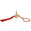 Antique Copper Gourd Hanging Decors Metal Ornament Lucky Tassels Charm Perfect for Living Room Office Car Interior