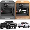 2025 Chevy Silverado Fold Down Center Console Organizer Tray for 2019-2025 Chevy Silverado 1500/ 2020-2025 Chevrolet Silverado 2500HD 3500HD