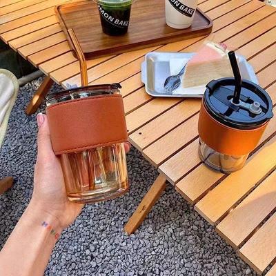 Bamboo Cup, Water Cup, High-Value Straw Cup, Coffee Cup, Souvenir Gift, Small Gift, Free Glass.