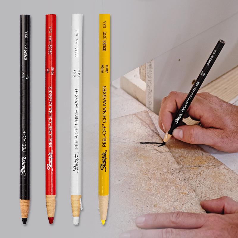 Sanfu Peel-Off China Marker Black Ceramic Pen