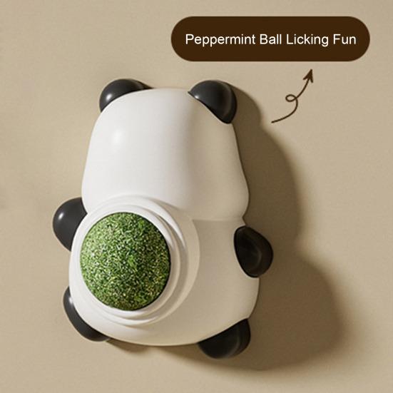 1/2/3Pcs Catnip Treat Ball Set Wall Mounted Cat Chew Toy Eco-friendly Rotating Wall Snack Cat Teeth Care Catnip Balls