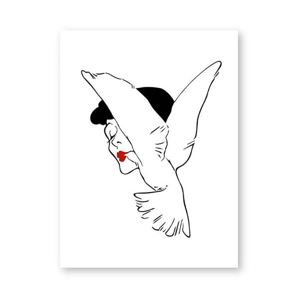 Triptych Picture Minimalist Abstract Line Art Prints Canvas Painting for The Home Fashion Woman Face Wall Posters No Frame