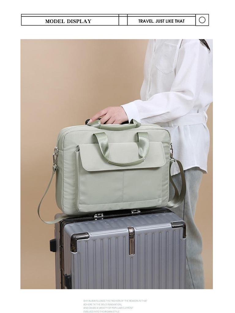 Xiaoxin 13-16 Inch Schokabsorberende Fleece Laptop Crossbody Tas