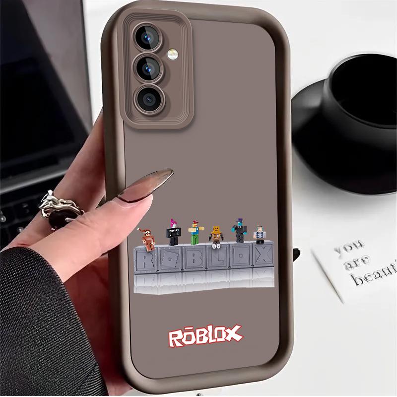 Cute R-Robloxes Case for Samsung Galaxy A53 A50 A50S A36 5G A35 A34 A33 A32 A30 A26 A24 A23 A22 A20 A16 A15 A14 A13 4G Cover