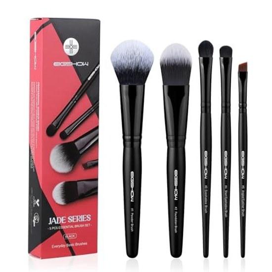 EIGSHOW Makeup Brush 5-piece Set Daily Foundation Eyeshadow Eyeliner (black)
