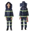 Halloween Fire Suit Children's Day Costume, Police Lawyer Pilot Doctor Worker Children Cosplay Suit