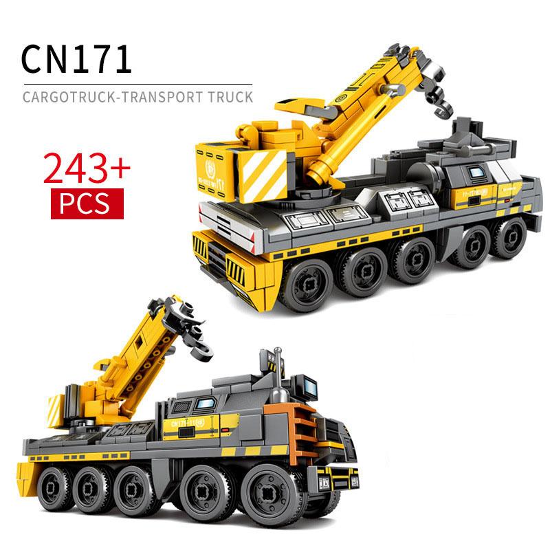 Military Model Building Block the Wandering Earth Heavy Transport Vehicle Truck 832pcs Educational Bricks Toy Boy