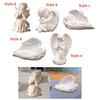 Angel Statue Table Centerpieces Angel Resin Figurine Ornament Praying Angel Figurine for Lawn Bedroom Yard Bookcase Desk